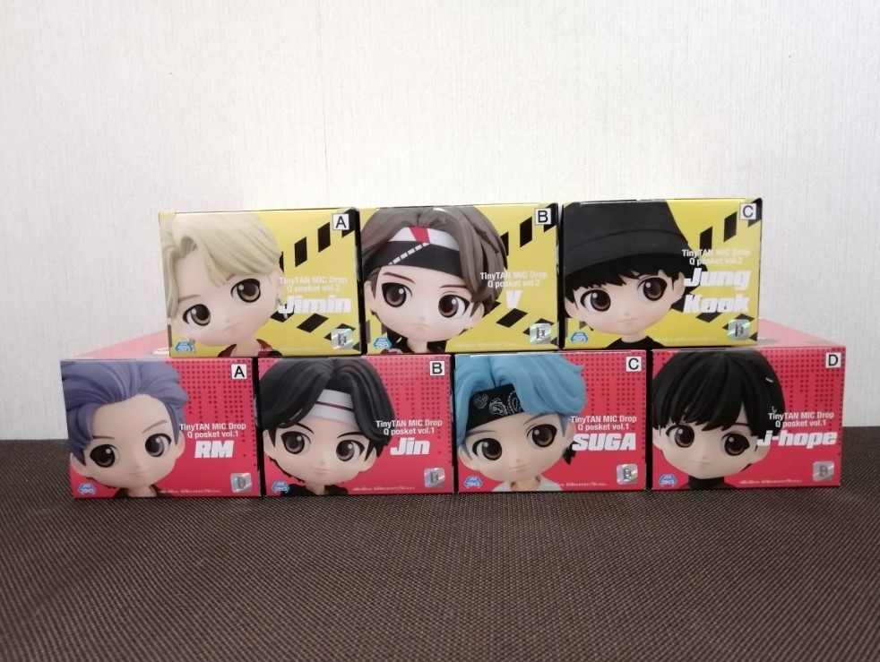 BTS TinyTAN タイニータン Qposket フィギュア 7種 セット BTS TinyTAN タイニータン Qposket フィギュア 7種 セット
