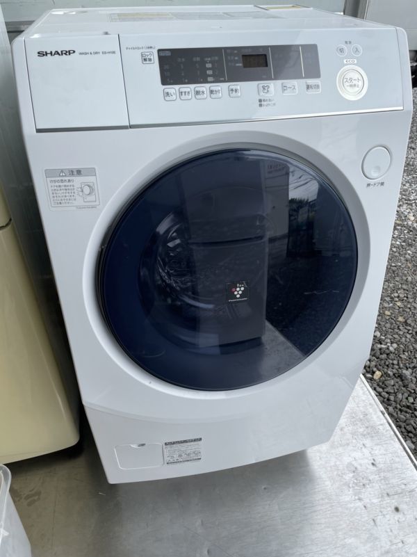 SHARP シャープ ES-H10E-WL ドラム式洗濯乾燥機 10㎏ 2021年製 左開き