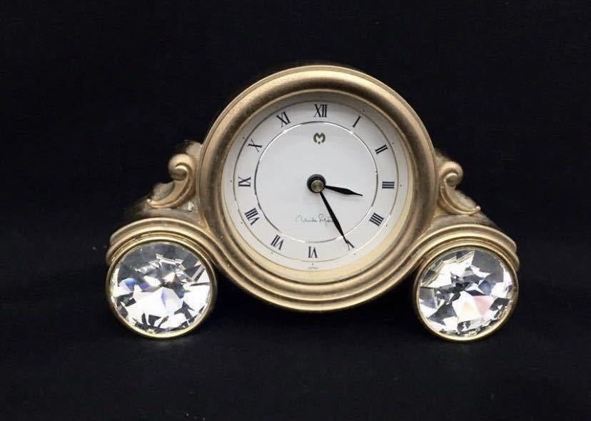人気商品 (カ-19) アンティーク mila schon ミラショーン 置時計 インテリア オブジェ 置物 高さ8cm 動作品 一般