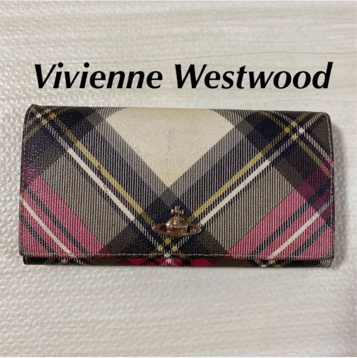 Vivienne Westwood  チェック 財布 長財布