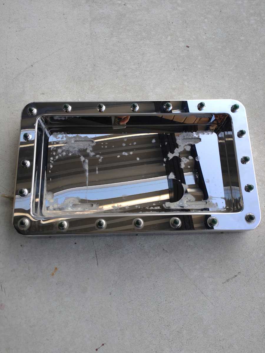 アートフレンド製 角R仕様 大型 パイロットナンバー枠 LED デコトラ