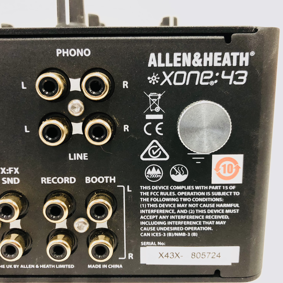 完動品／美品 ALLEN & HEATH XONE43 DJ ミキサー 【1258】 商品细节