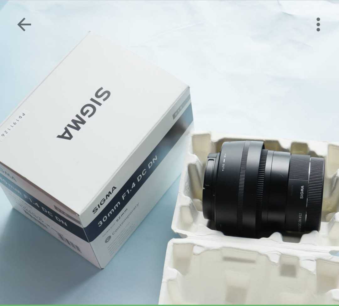 送料無料】SIGMA 30mm F1.4 DC DN ,Canon EF-Mマウント用, APS-C