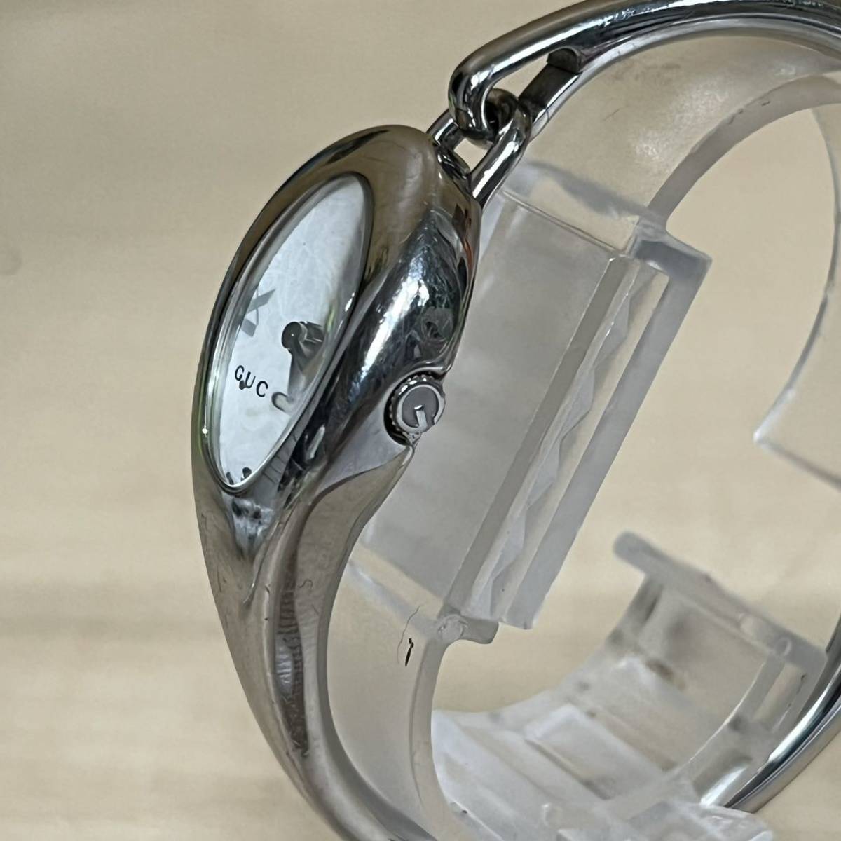1円~【電池交換済み】GUCCI グッチ 103 クォーツ 腕時計 ウォッチ 