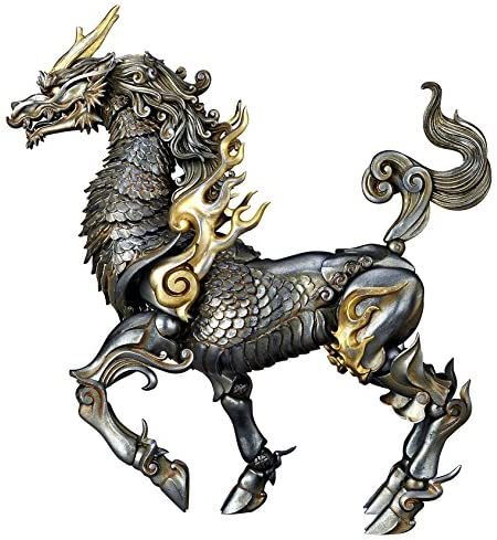 タケヤ式自在置物 麒麟 鉄錆地調版 　KT-001　海洋堂　KAIYODO KIRIN 麒麟_画像1