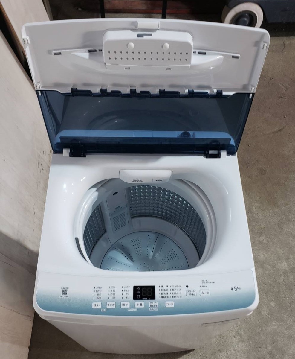 大阪 岸和田発】Haier/ハイアール 全自動洗濯機 JW-U45HK 2021年製 4.5