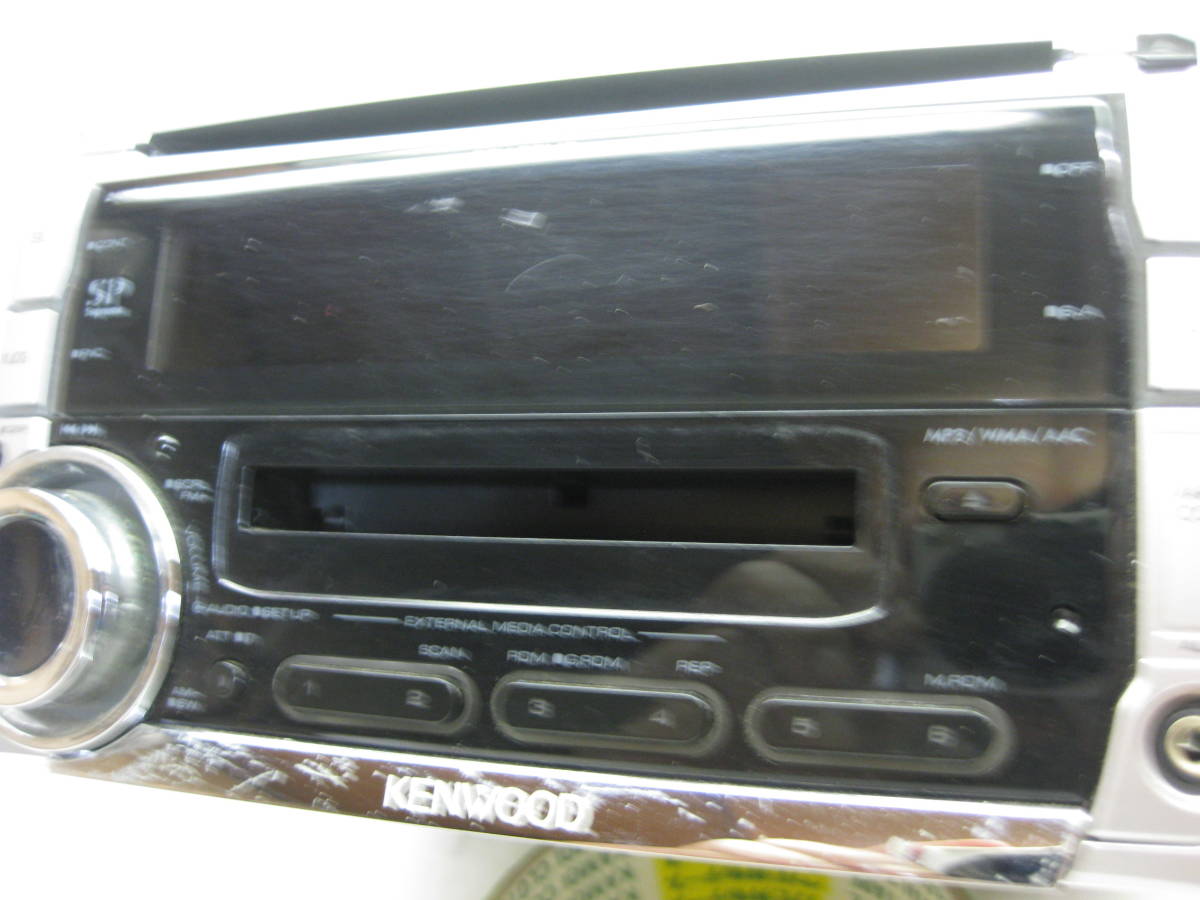 R-1588　KENWOOD　ケンウッド　DPX-50MDS　MP3　MDLP　フロント AUX　2Dサイズ　CD&MDデッキ　補償付き_画像3