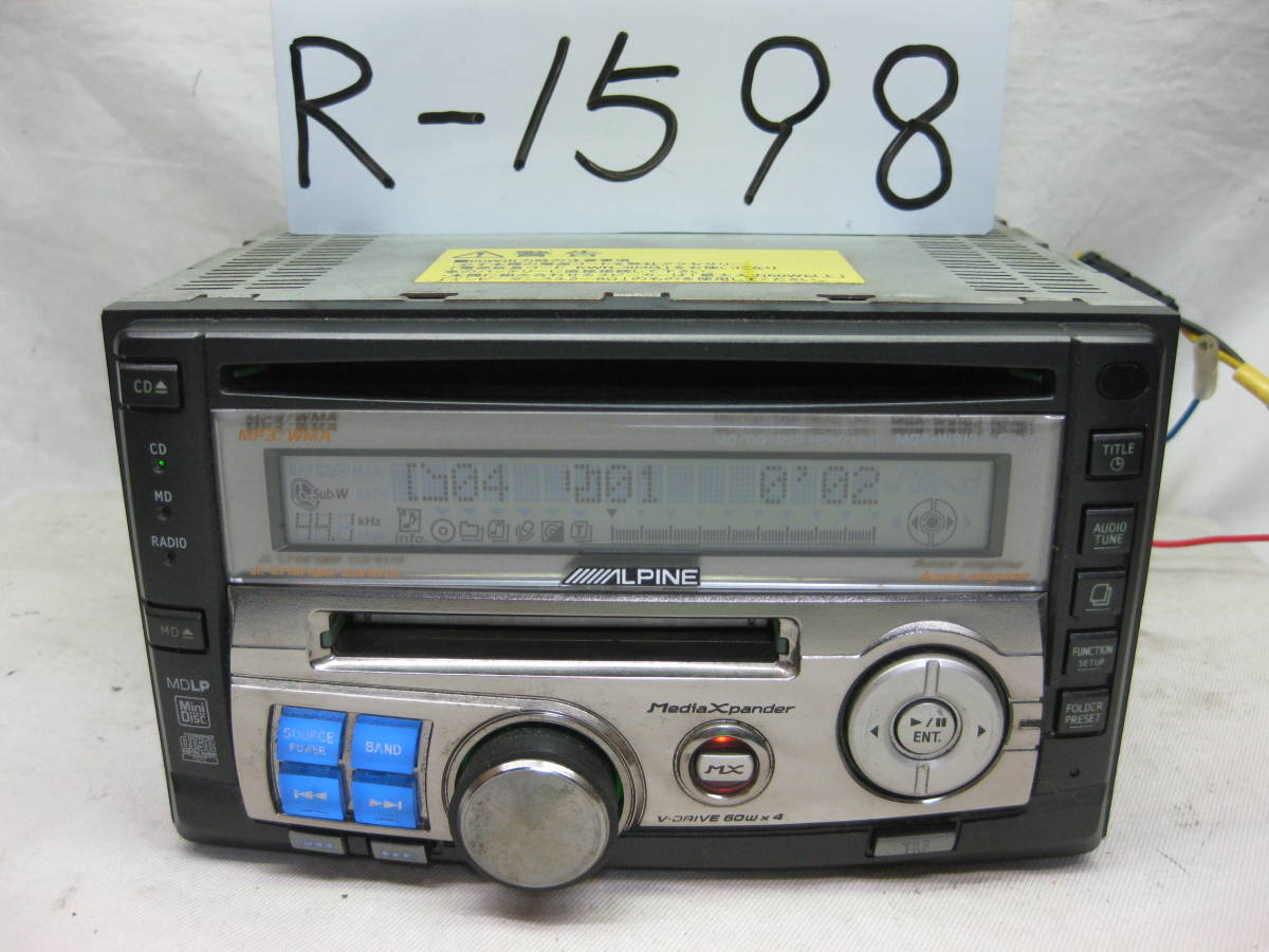 R-1598 ALPINE Alpine MDA-W910J MP3 MDLP 2D size CD&MD deck guaranteed 