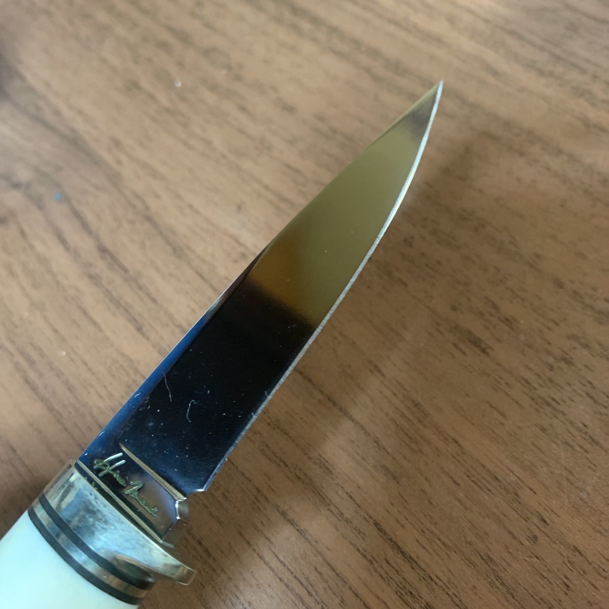 シマノ HIRO knife ヒロナイフ シース付き スタッグ ATS-34 