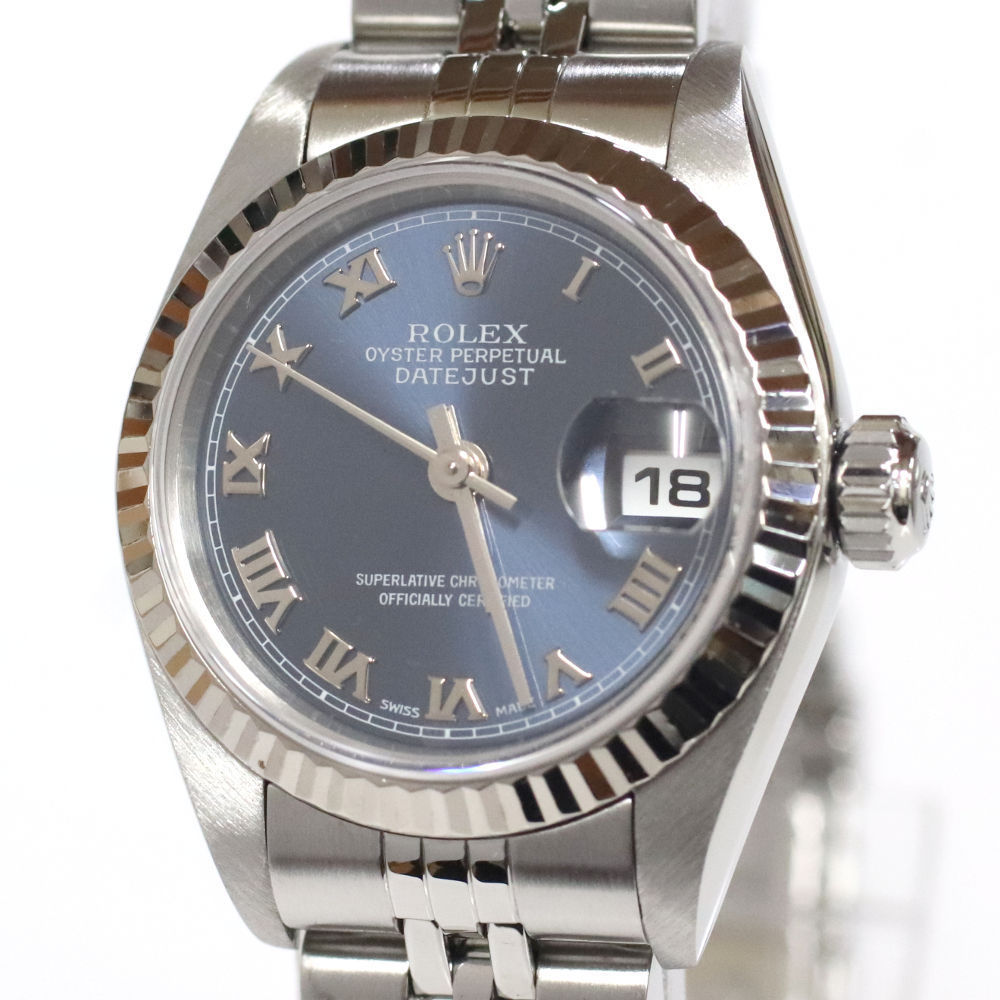  ロレックス ROLEX デイトジャスト 79174G Y番(2002年頃製造) ソーダライト ダイヤモンド レディース 腕時計