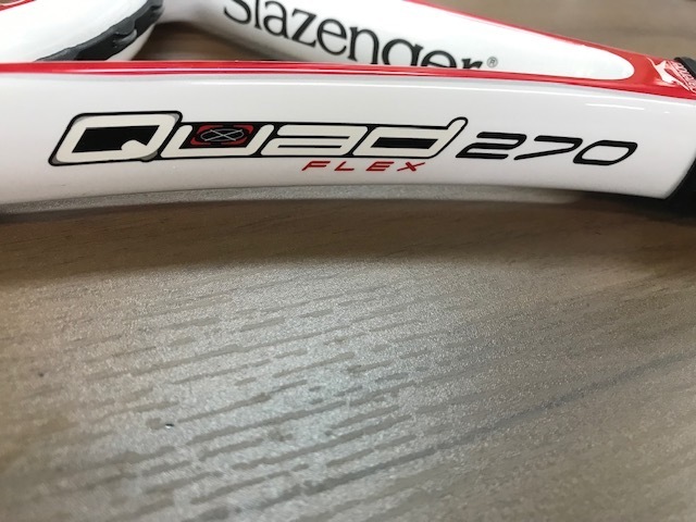 1★Slazenger(スラセンジャー) Quad FLEX 270 硬式テニスラケット G2相当 [札幌/店頭引取可] ★63