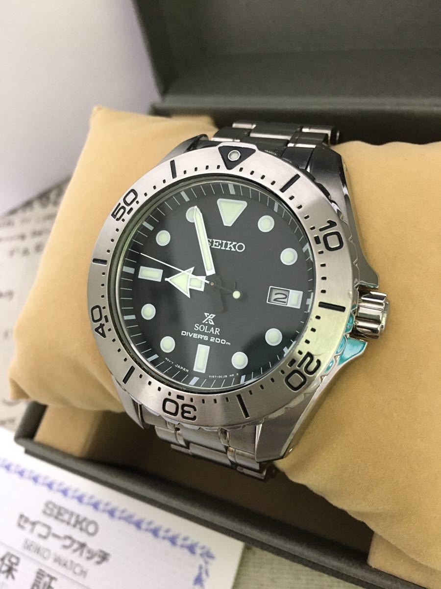 美品! セイコー SEIKO チタン チタニウム ダイバーズウォッチ