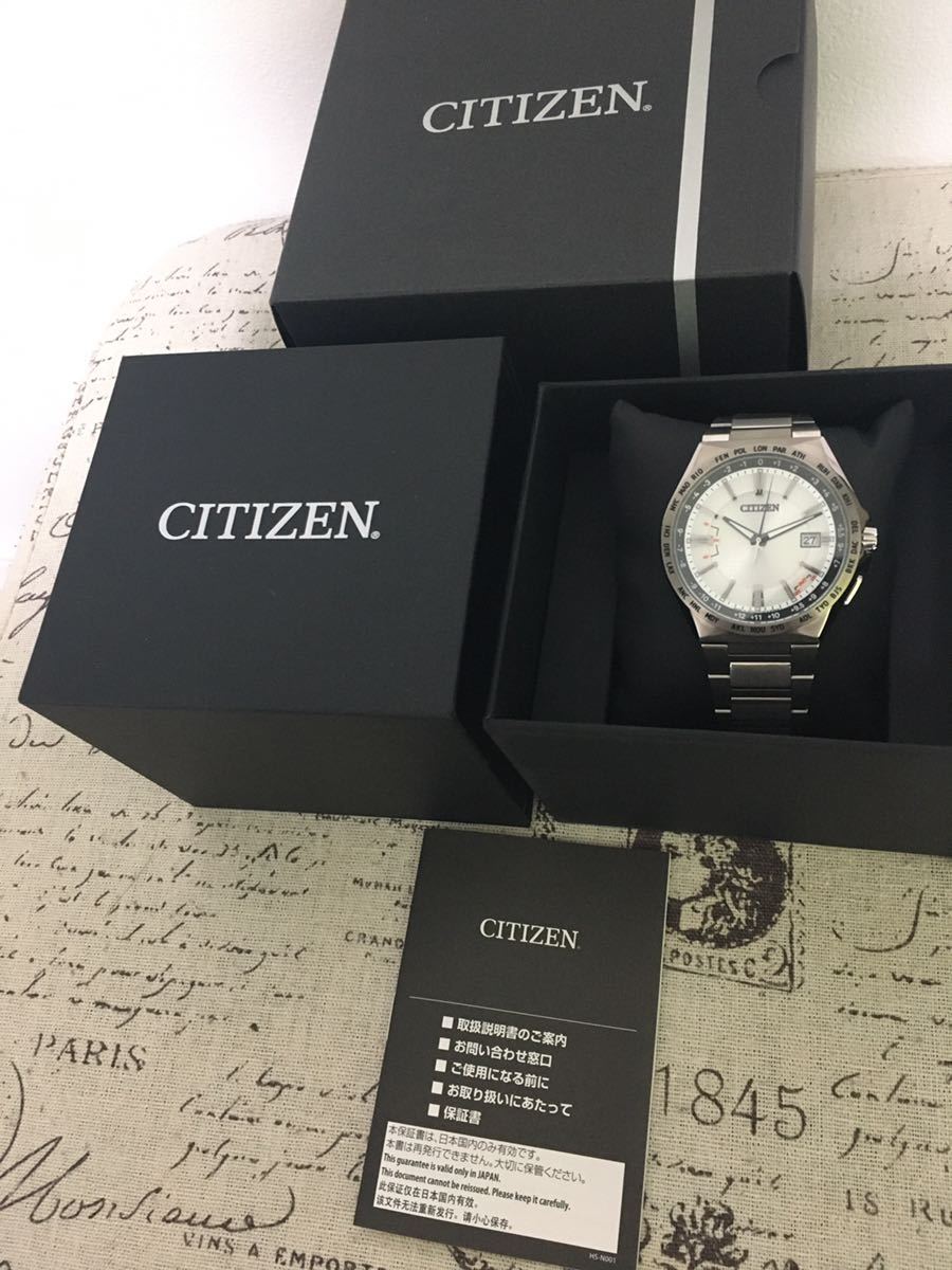 美品! CITIZEN シチズン アテッサ メンズ 電波ソーラー アテッサ