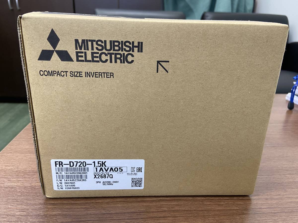 三菱インバータ FR-D720-1.5K 新品未使用2022年6月20日製造 | www
