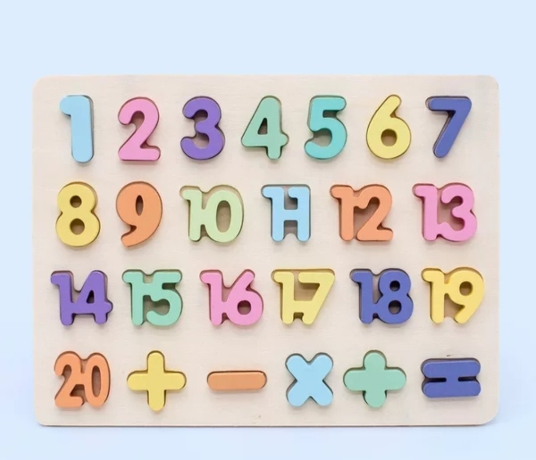 型はめ　アルファベット　数字　パズル　知育玩具　木のおもちゃ　おもちゃ