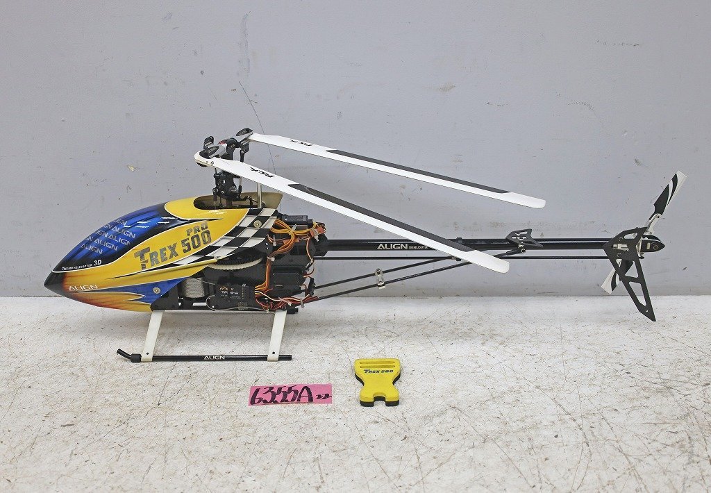 最も 6355A22 ALIGN アライン ラジコンヘリコプター TREX500PRO 全長約93cm ホビーラジコン 趣味 完成品(電動)