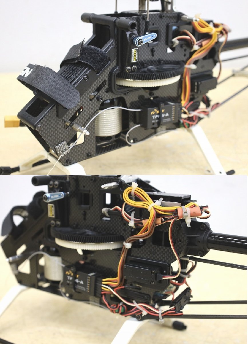 6355A22 ALIGN アライン ラジコンヘリコプター TREX500PRO 全長約93cm ホビーラジコン 趣味_画像7