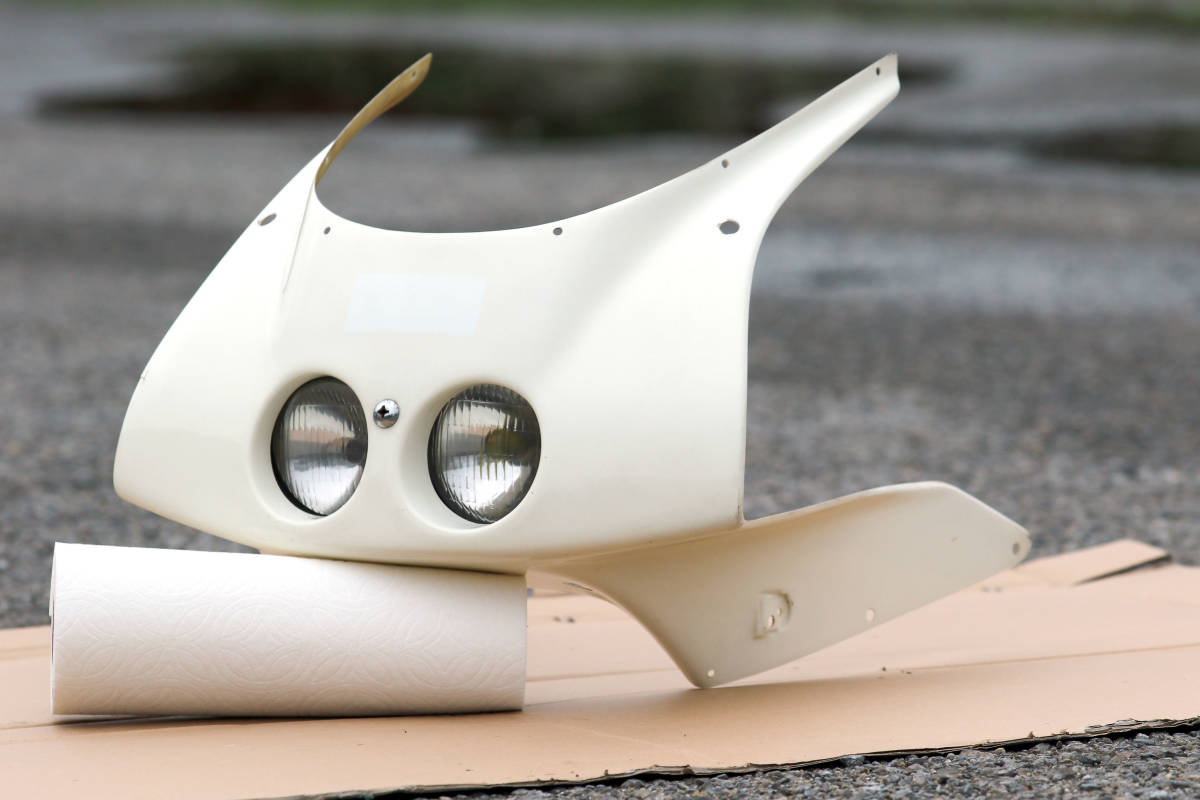がなかった 【送料込み】NSR50 片目 ヘッドライト付 カウルセット