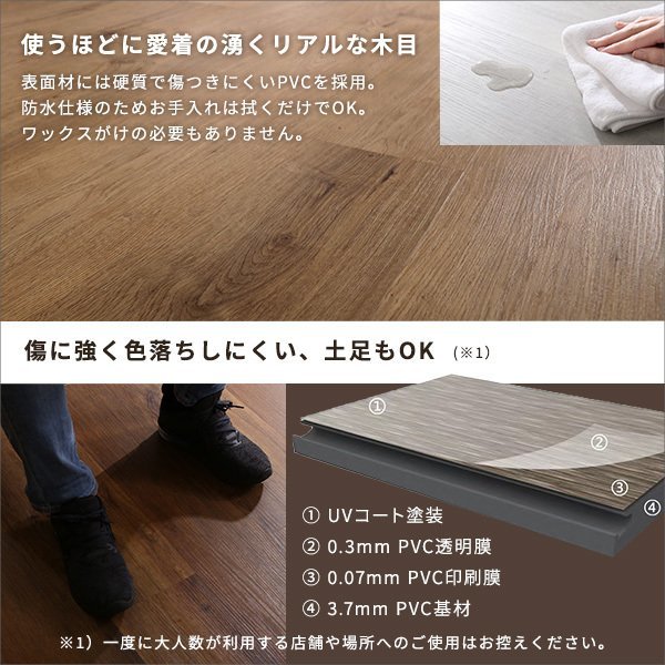新作お買い得 ヤフオク! - 床材 はめこみ式フロアタイル 96枚セット 12