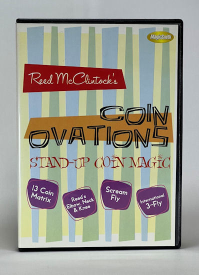 手品DVD★COIN OVATIONS☆STAND-UP MAGIC☆Reed McClutock★コイン・オベーション☆スタンダップ・マジック☆リード・マクリントック★即決_画像1