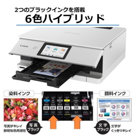 新品未開封:保証付】CANON PIXUS TS8530 プリンター A4インクジェット