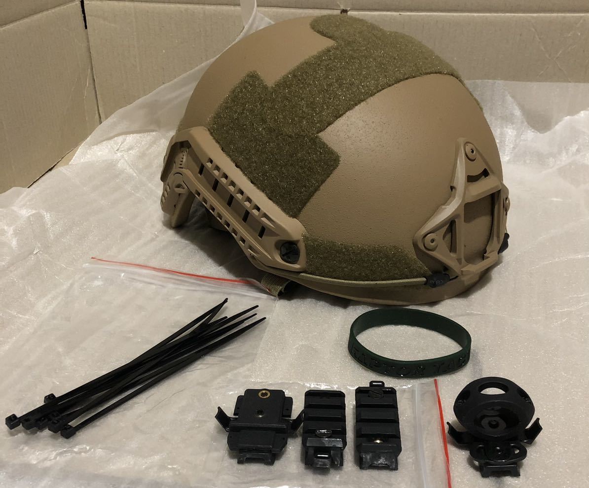 送料無料 実物防弾ヘルメット RAPTOR TACTICAL バリスティック 送料無料 実物防弾ヘルメット RAPTOR TACTICAL バリスティック