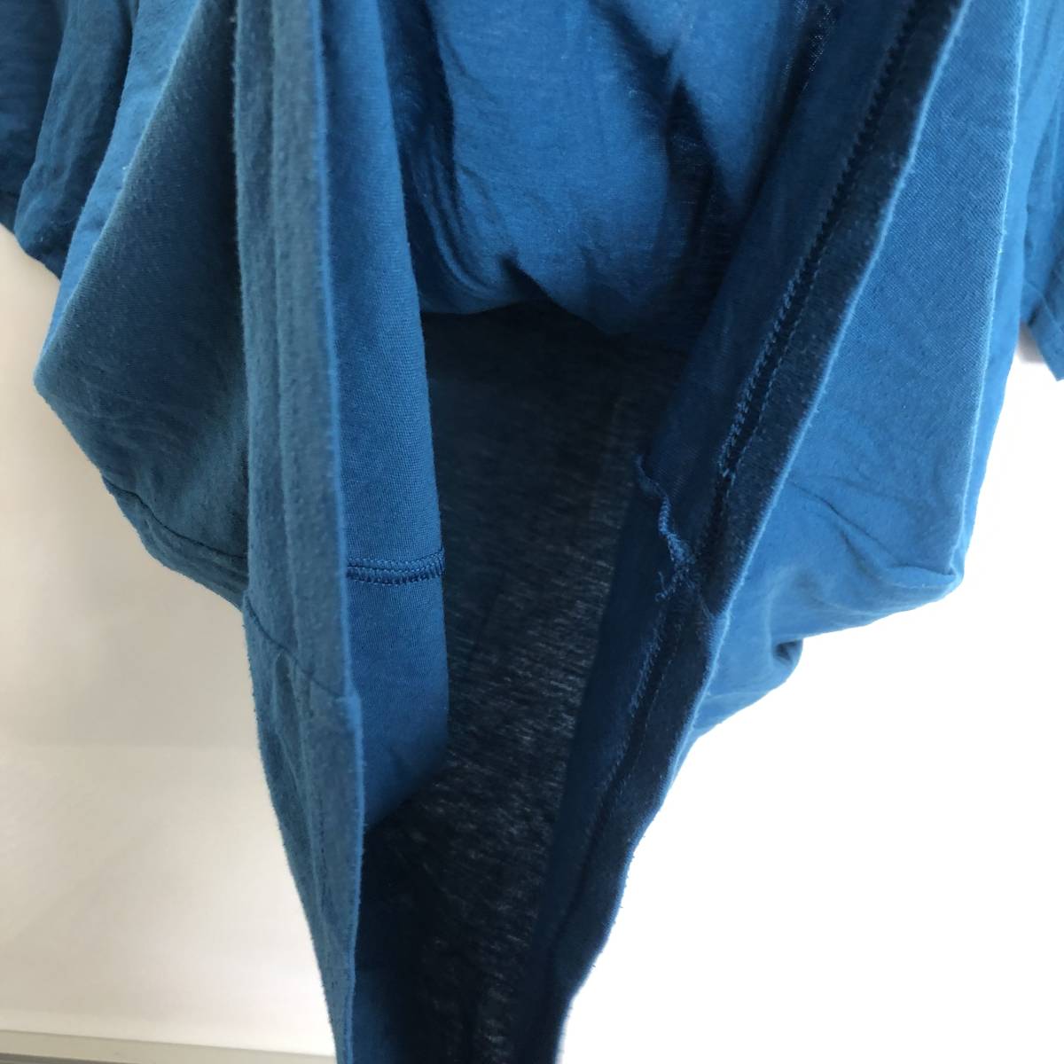 【洋服】 UNDER ARMOUR：アンダーアーマー HEATGEAR 半袖Tシャツ ブルー サイズ：SM メンズファッション 中古_画像7