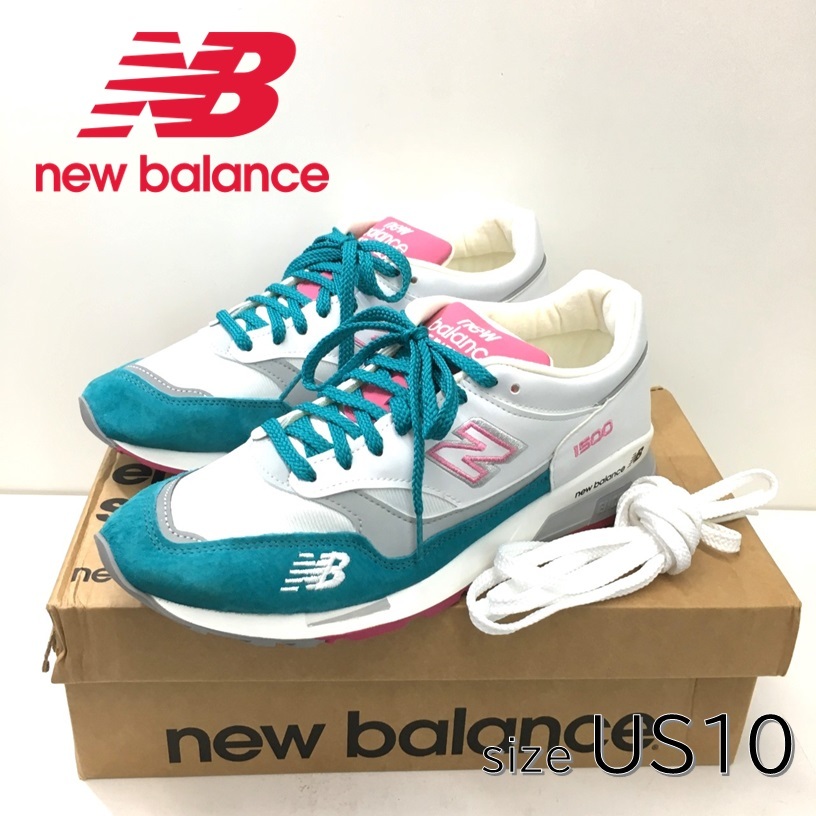 KZ844☆new balance : 英国製 M1500WTP☆US10☆マイアミカラー