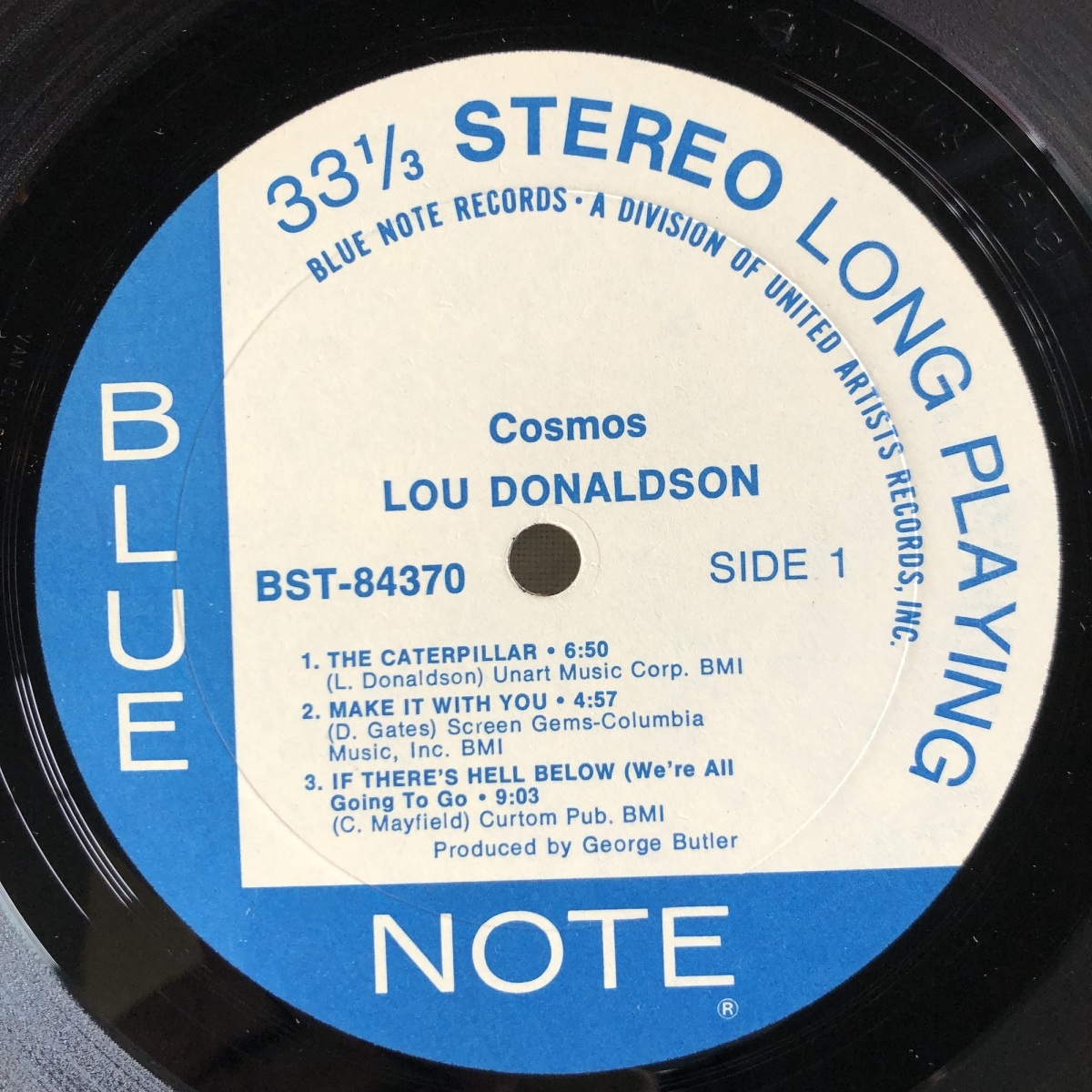 Lou Donaldson / Cosmos LP 　Blue Note United Artists Records_画像3