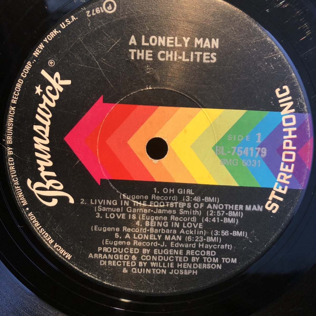 The Chi-Lites / A Lonely Man Brunswick_画像3