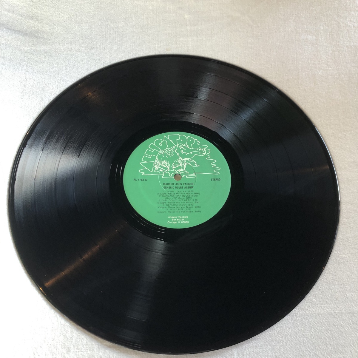 Maurice John Vaughn / Generic Blues Album LP Alligator Records_画像4