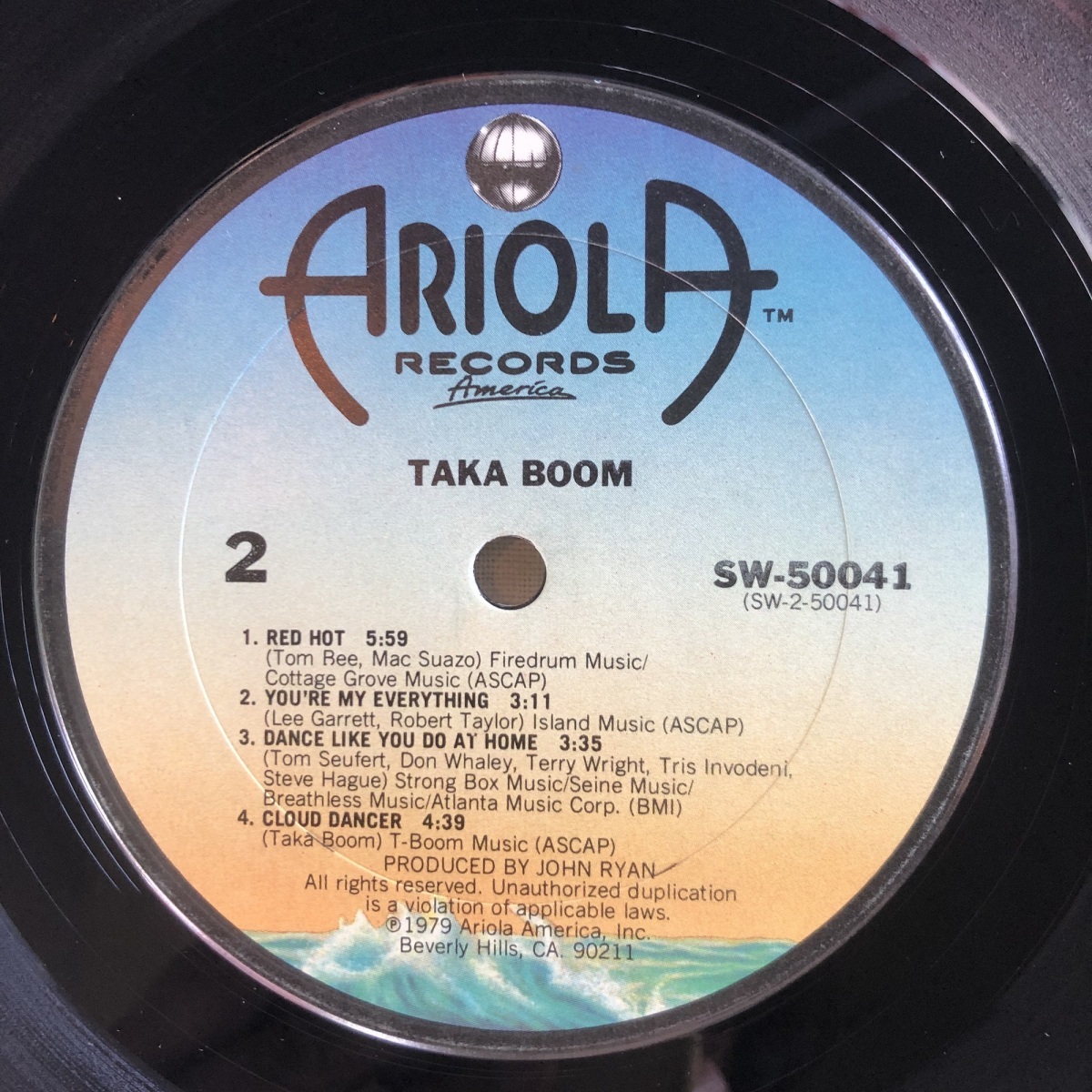 Taka Boom LP Ariola Records America_画像5
