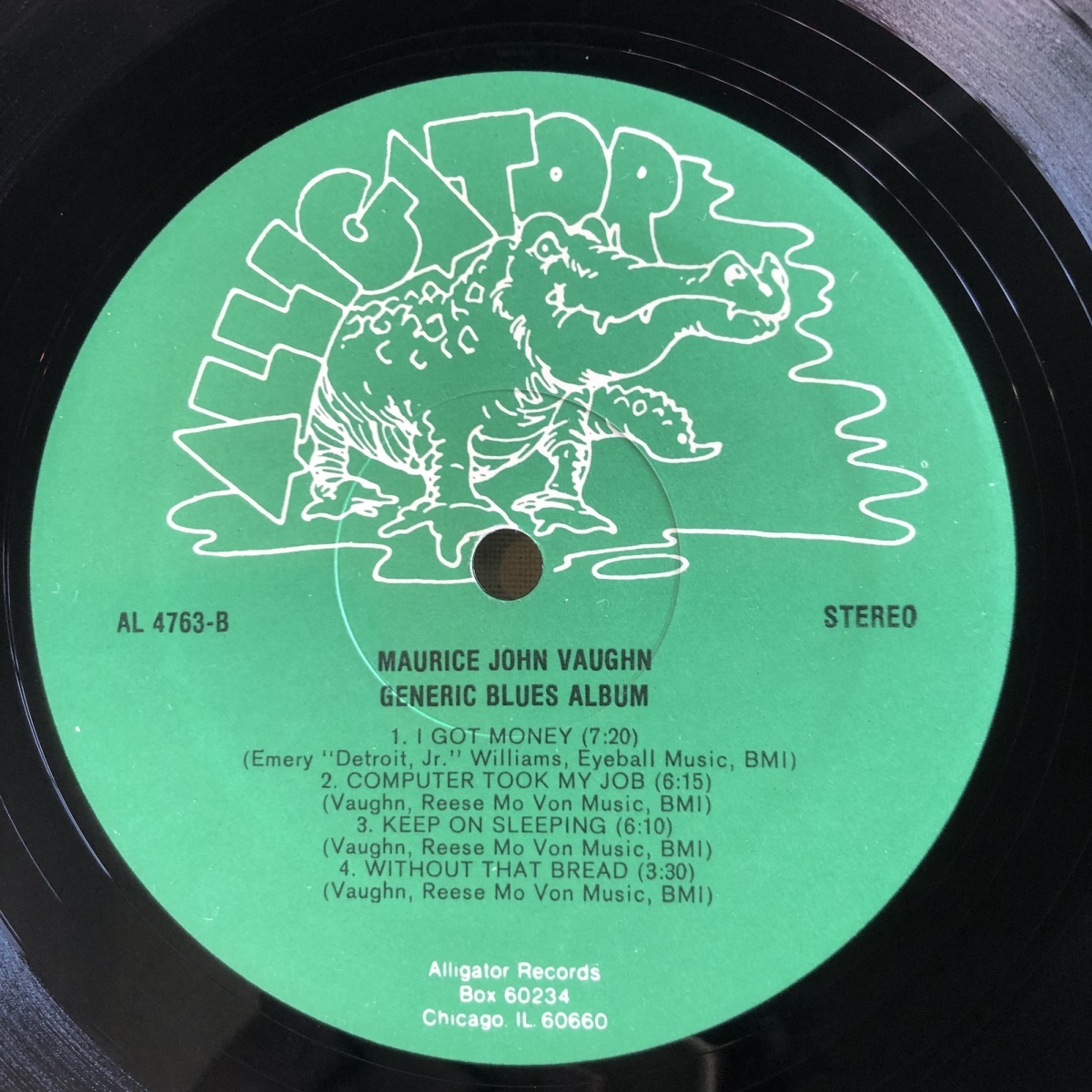 Maurice John Vaughn / Generic Blues Album LP Alligator Records_画像5