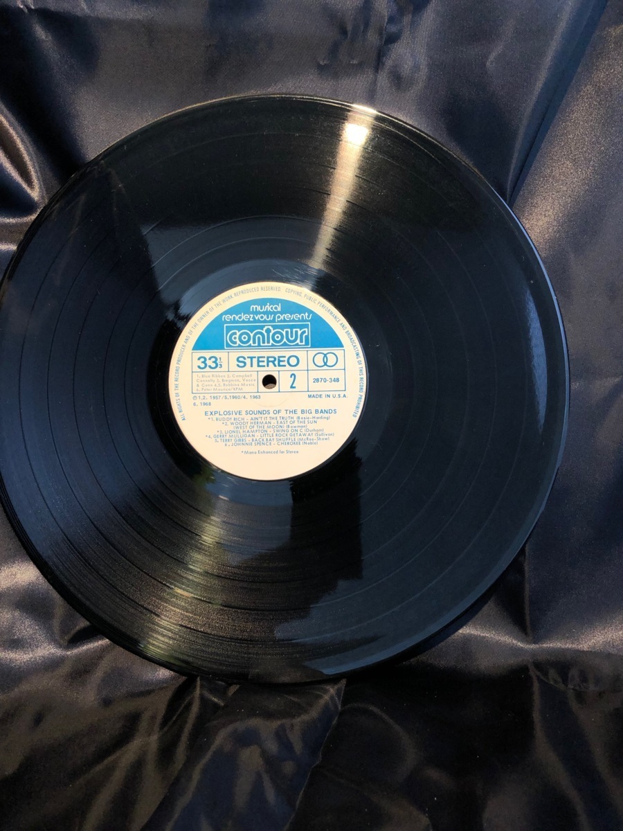 EXPLOSIVE SOUNDS OF THE BIG BANDS LP CONTOUR RECORDS_画像6