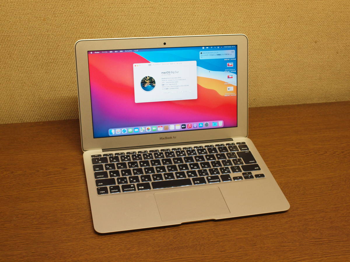今年の新作から定番まで  SSD Corei5/4Gb 2014年 11インチ air MacBook ノートPC