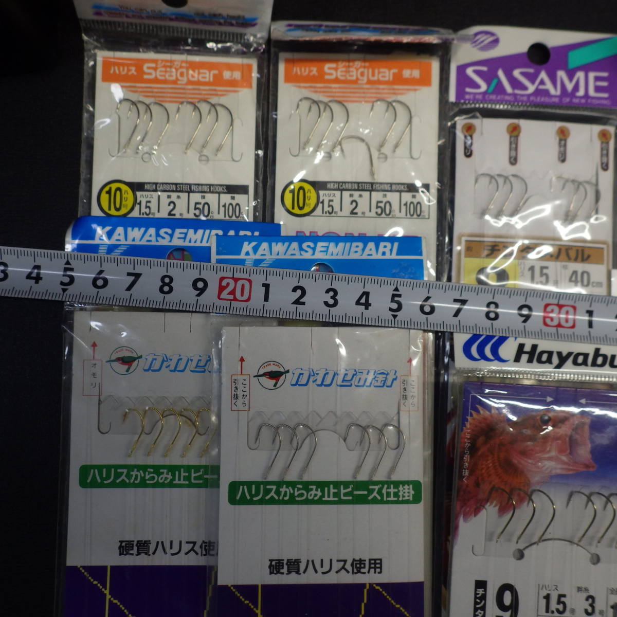 Sasame 超メバル ロングハリス 8号 その他メバル胴突きセット 合計９枚セット ※未使用 (15n0509) ※定形外郵便_画像5