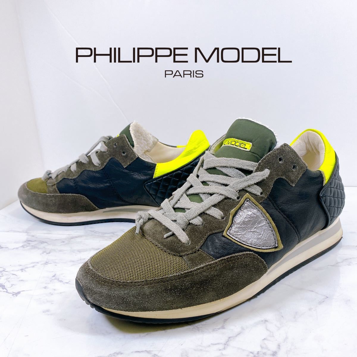 PHILIPPE MODEL PARIS】 ザースニーカー 41 イタリア製 smkn1geger.sch.id