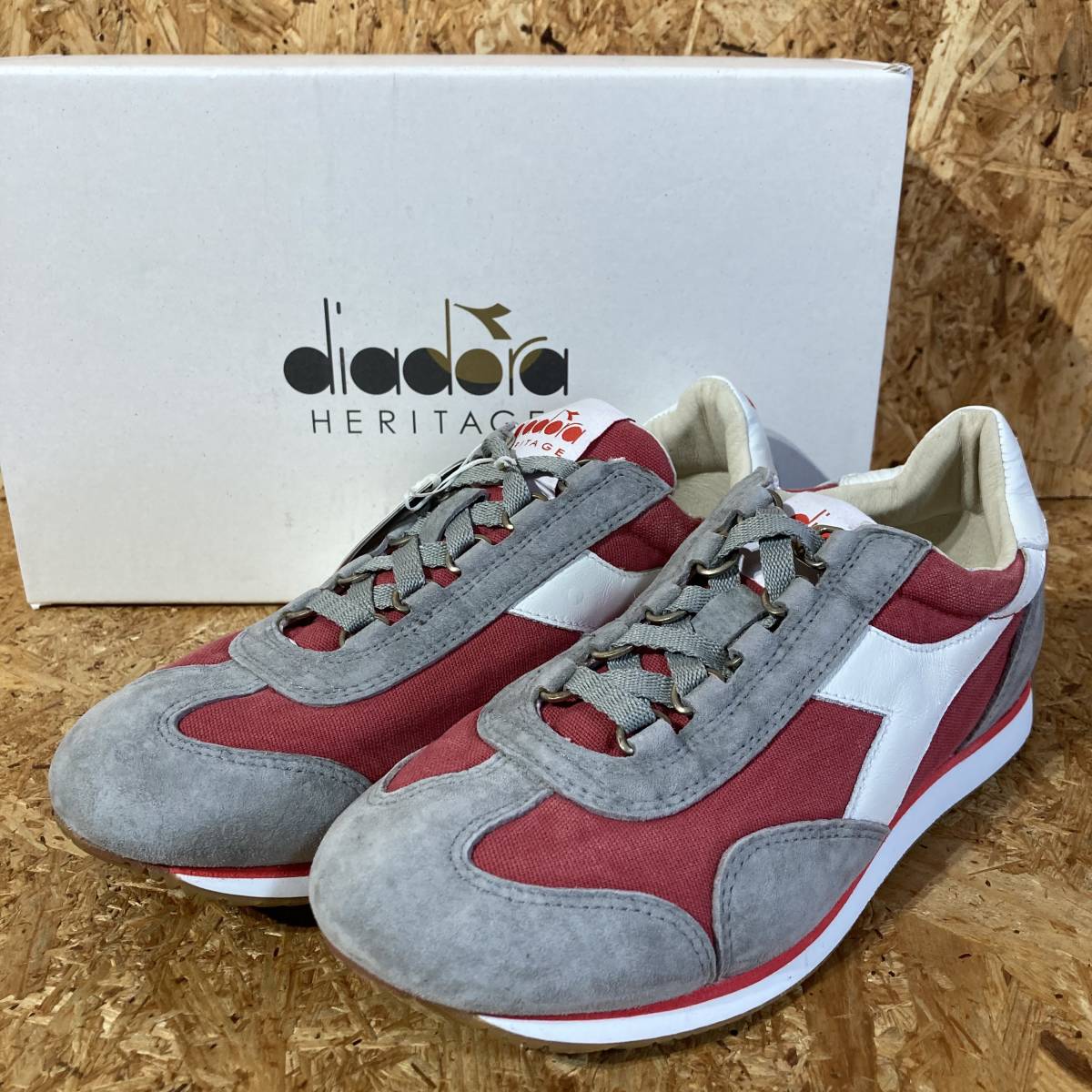 diadora EQUIPE H CANVAS STONE WASH 23cm 1975 ディアドラ HERITAGE american beauty