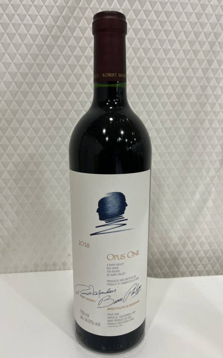 G「8398」【未開栓】OPUS ONE オーパスワン 2018 赤 ワイン 750ml 14