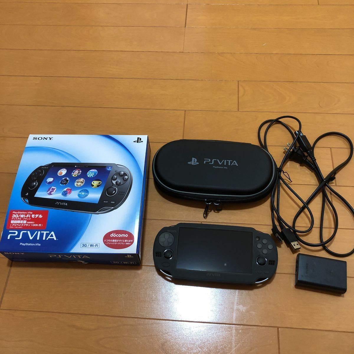 SONY PS Vita PCH-1100 3G/wWi-Fi ソフト3本オマケ付き商品细节| Yahoo