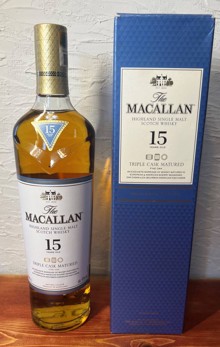 レア!MACALLAN 15y TRIPLE CASK / マッカラン 15年 トリプルカスク 43