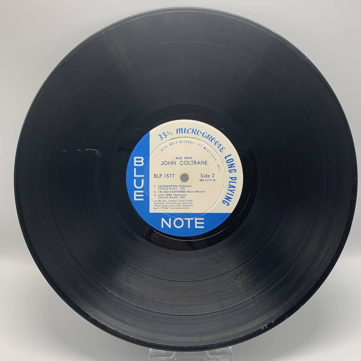 US 美盤】John Coltrane Blue Train Blue Note BLP1577 RVG ear Rなし