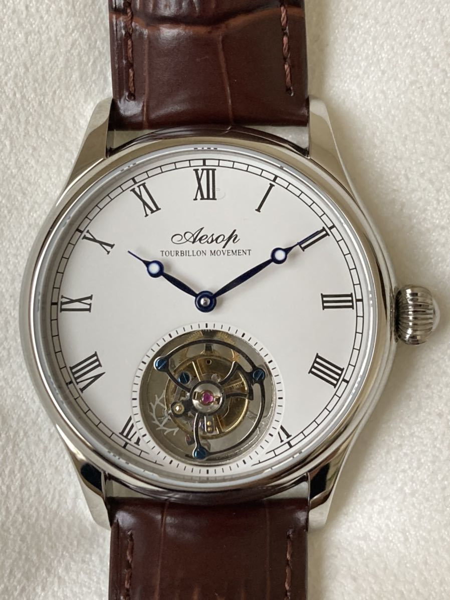 トゥールビヨン 手巻き式時計 機械式 Tourbillon