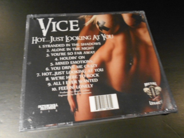 VICE (U.S.) Hot...Just Looking at You CD 再発盤 / Autograph Bon Jovi Dokken Impellitteri Whitesnake Warrant GIANT TOUR DE FORCEの画像2