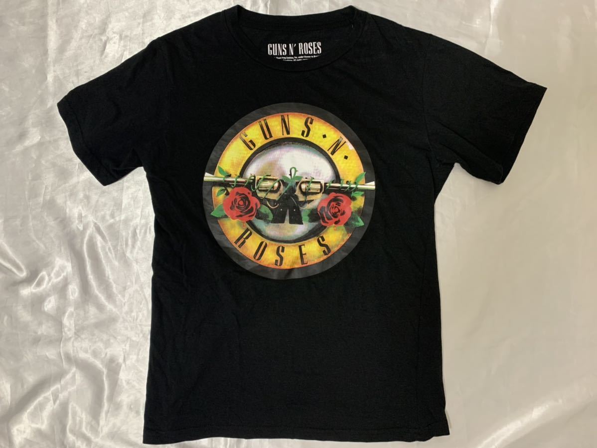 【送料無料 値下げ交渉歓迎】ガンズアンドローゼズ GunsN'Roses 半袖Tシャツ Mサイズ ブラック アクセルローズ 古着 アメリカ USA ロック