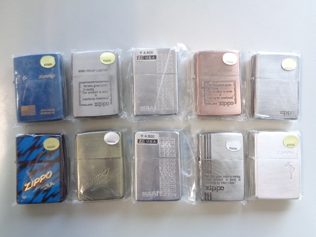 ヤフオク! - 新品 未使用品 10点セット 80 90年代 Zippo ジッ...
