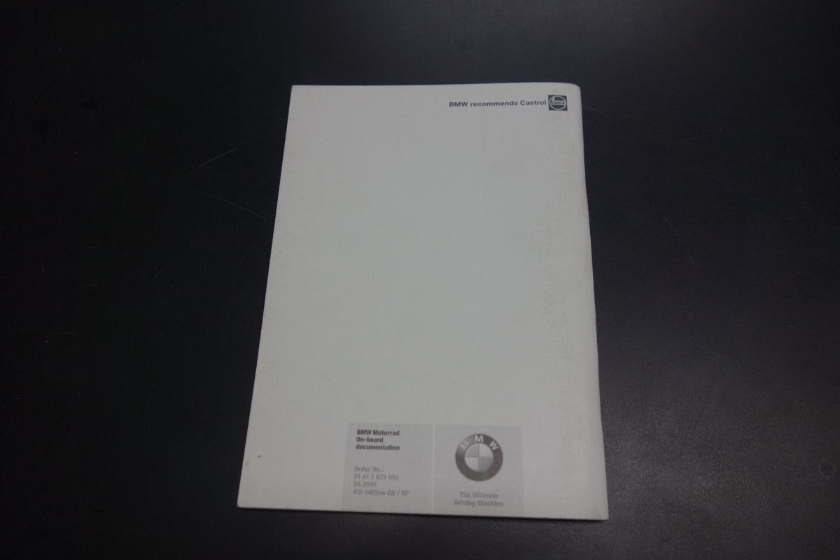 BMW F650GS Dakar ... инструкция   английский язык  издание   руководство по эксплуатации   доставка бесплатно 