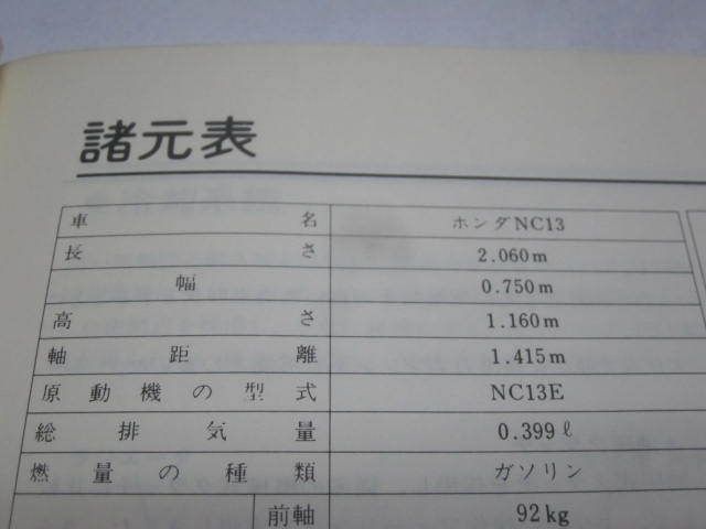 VF400F NC13 ホンダ サービスマニュアル 暫定版 補足版 追補版 送料無料_画像3