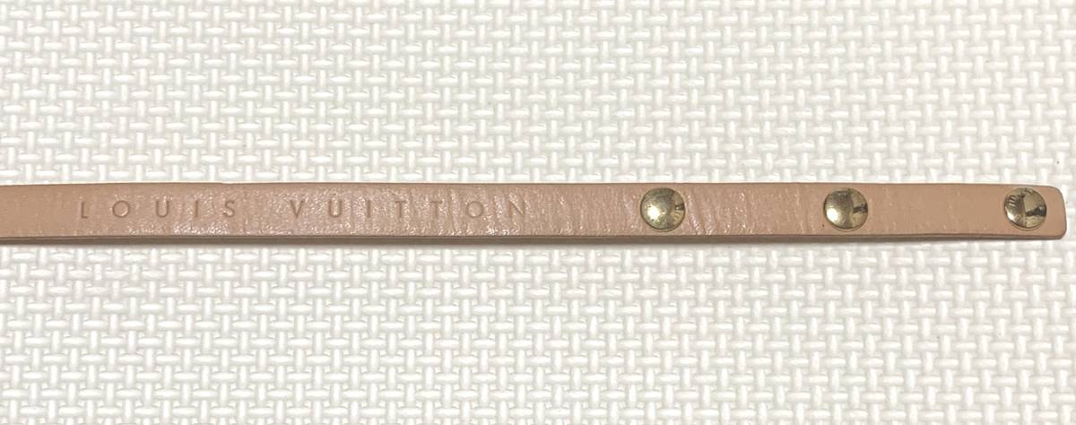 LOUIS VUITTON ルイヴィトン ヌメ革 ベルト サイズ XS ポシェット