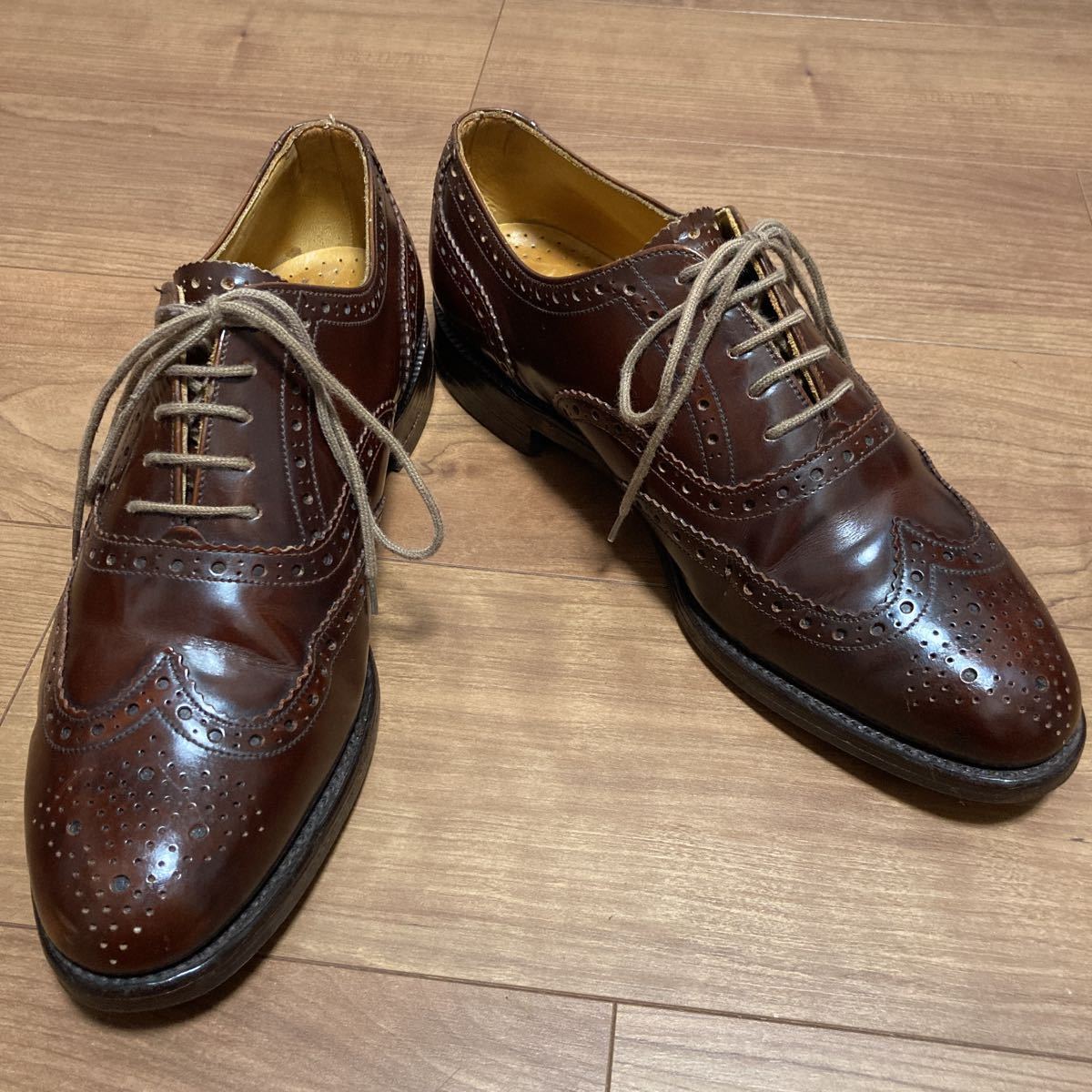 2021秋冬新作】 loake ブーツ ウイングチップ 英国製 サイズ8